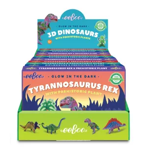 3D Dinosaurs - 4 Assorted