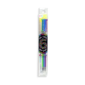 6 Click Gel Pen - Neon