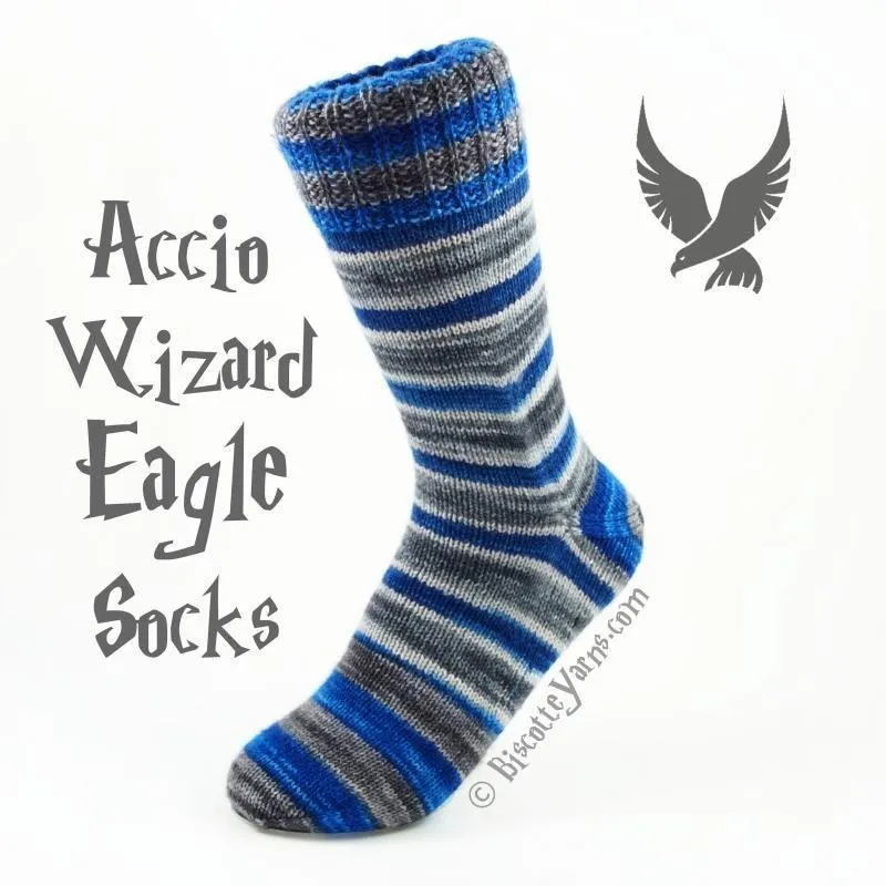 ACCIO WIZARD SOCKS PATTERN