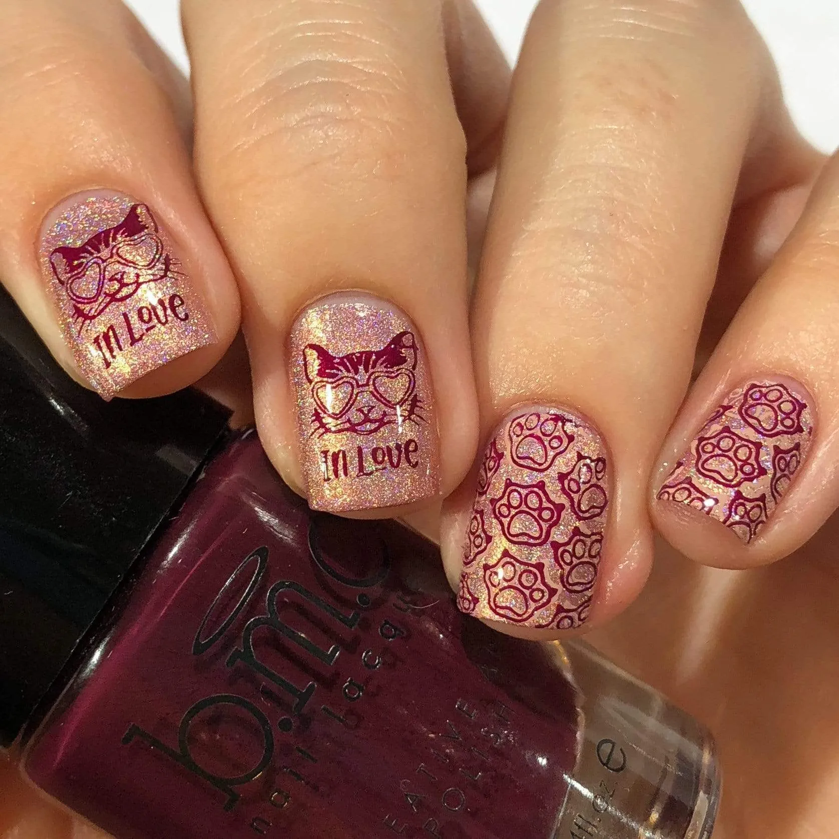 Artist Collaboration: MrsWhite8907 (m006) - Nail Stamping Plate