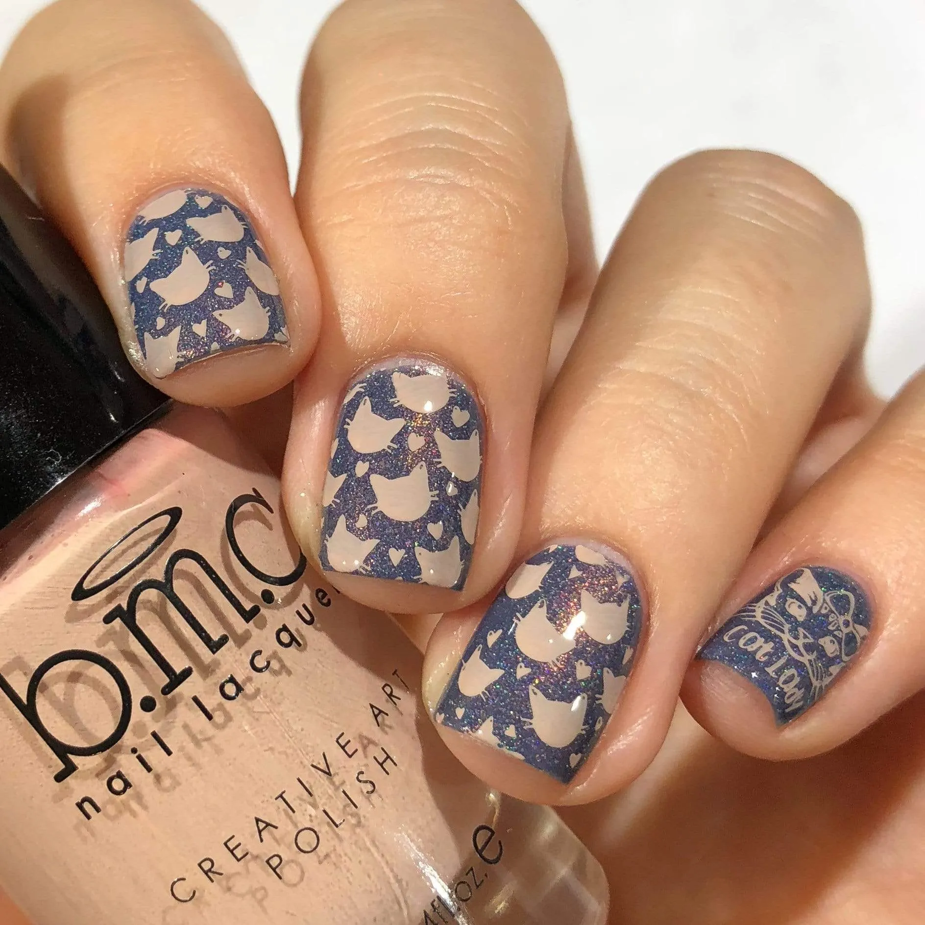 Artist Collaboration: MrsWhite8907 (m006) - Nail Stamping Plate