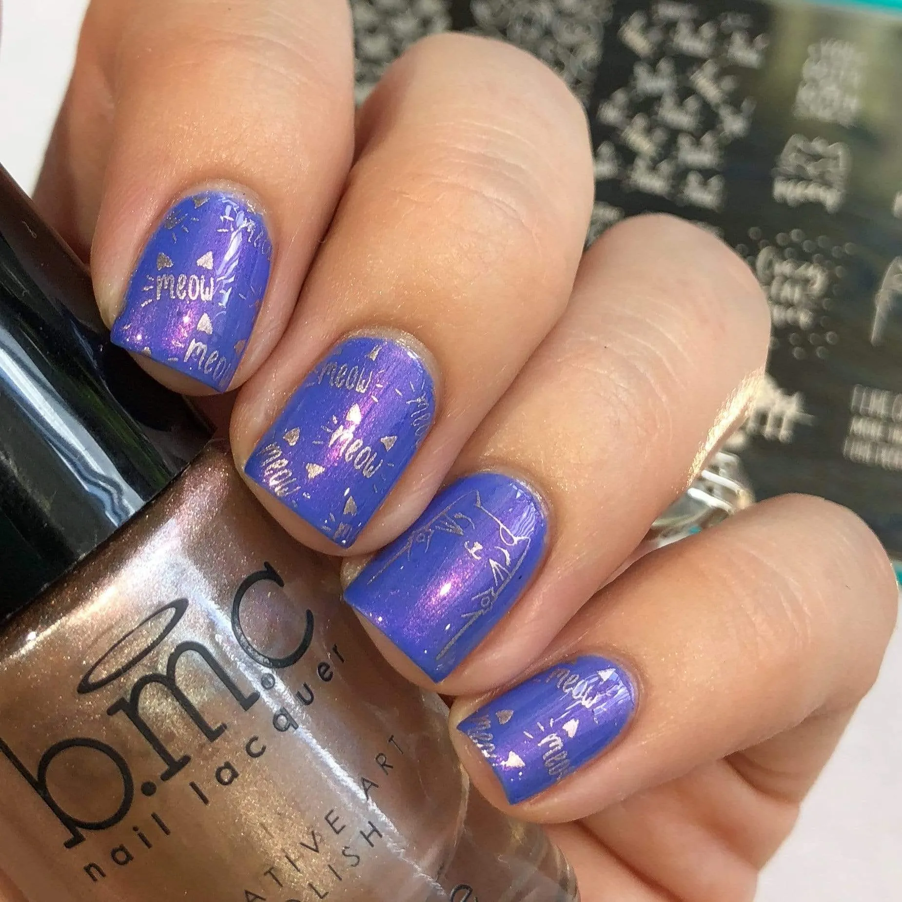 Artist Collaboration: MrsWhite8907 (m006) - Nail Stamping Plate