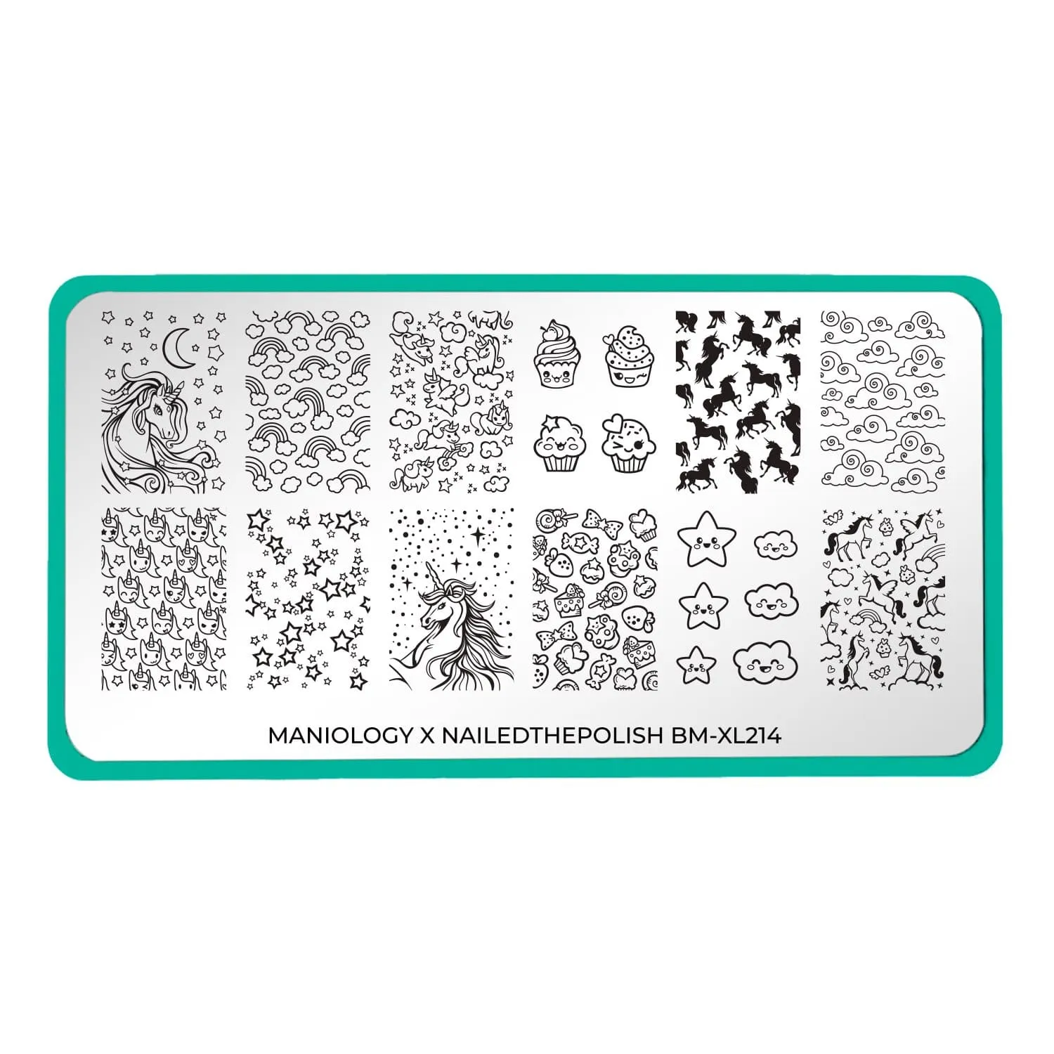 Artist Collaboration: nailedthepolish (BM-XL214) - Nail Stamping Plate