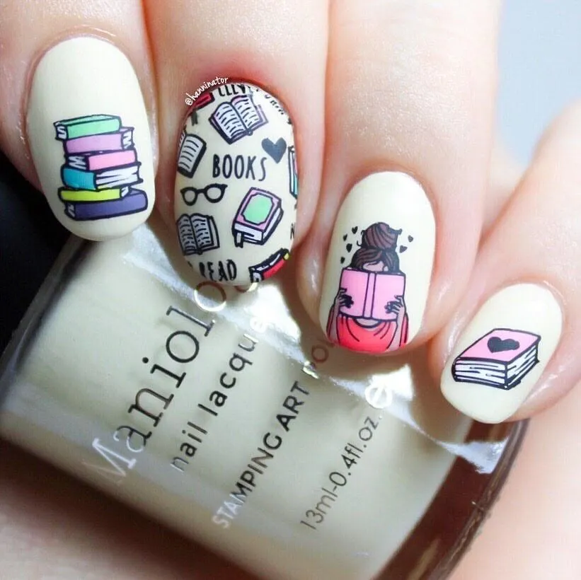 Artist Collaboration: PolishedJess (m057) - Nail Stamping Plate