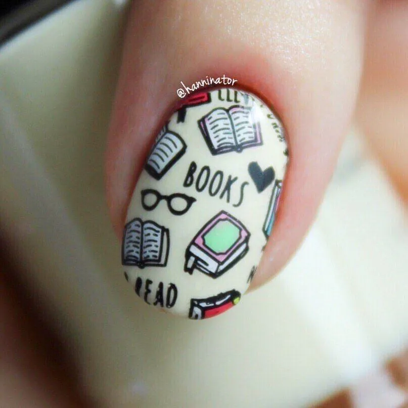 Artist Collaboration: PolishedJess (m057) - Nail Stamping Plate