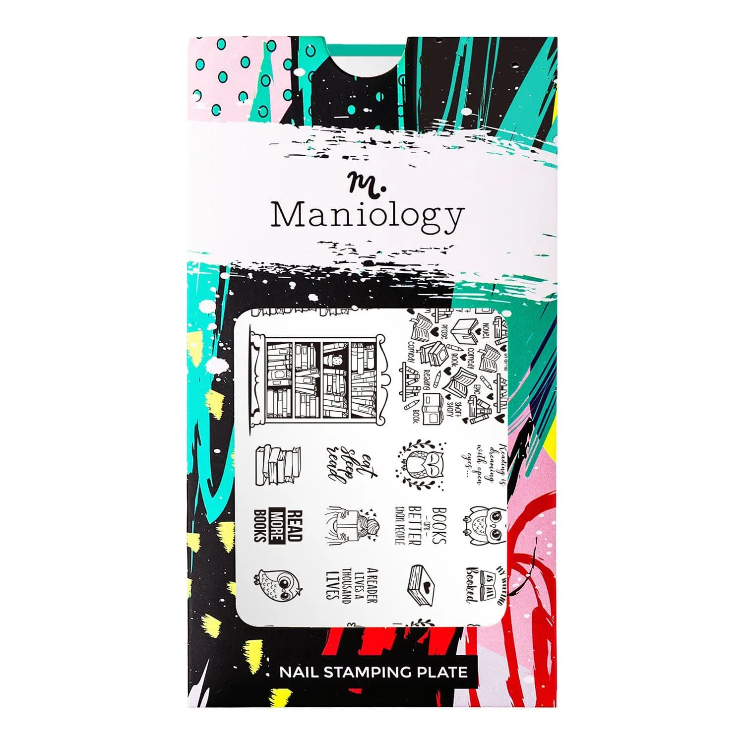 Artist Collaboration: PolishedJess (m057) - Nail Stamping Plate