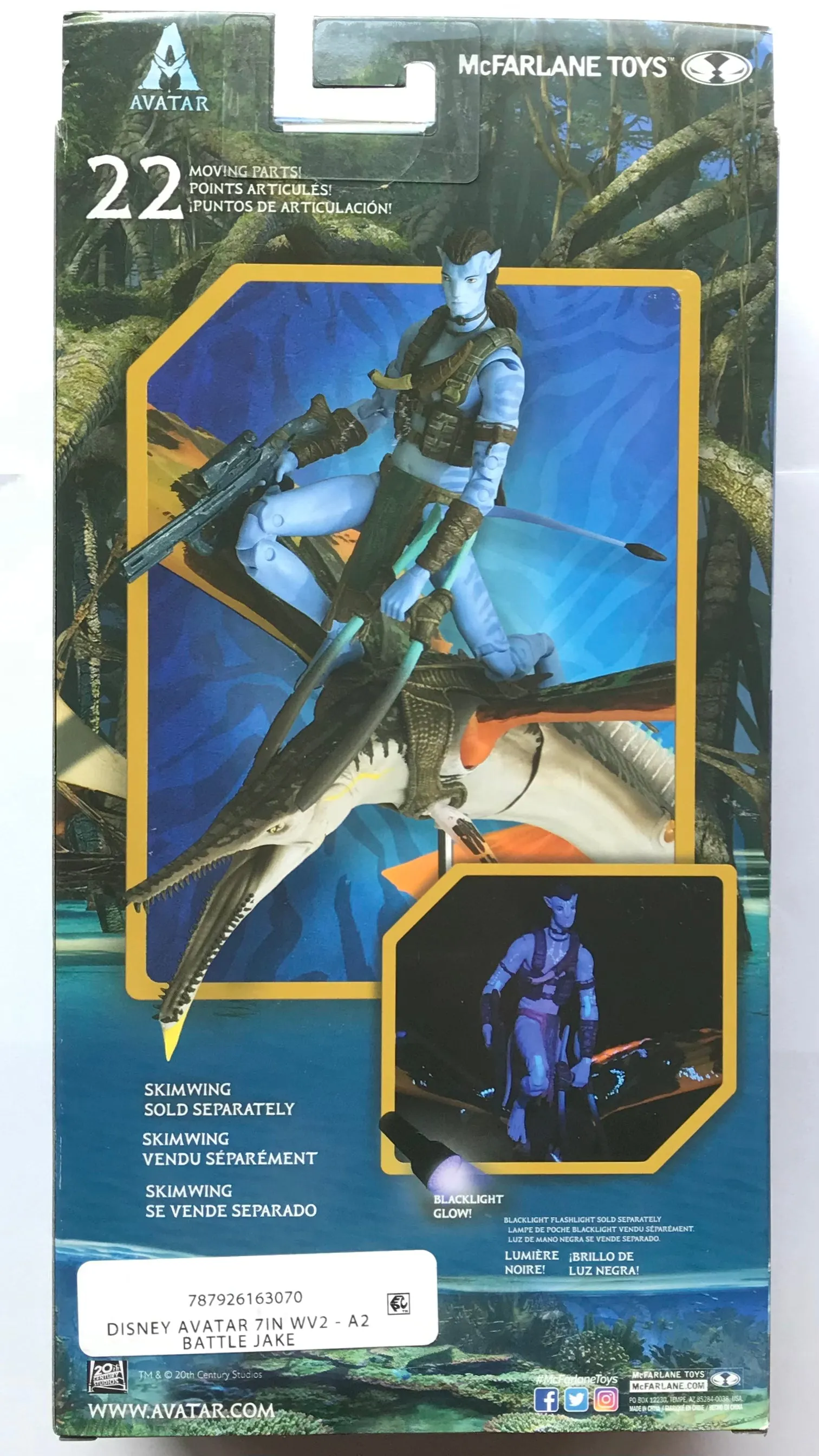 Avatar: The Way of Water Movie Jake Sully Reef Battle 7.5” Inch Scale Action Figure