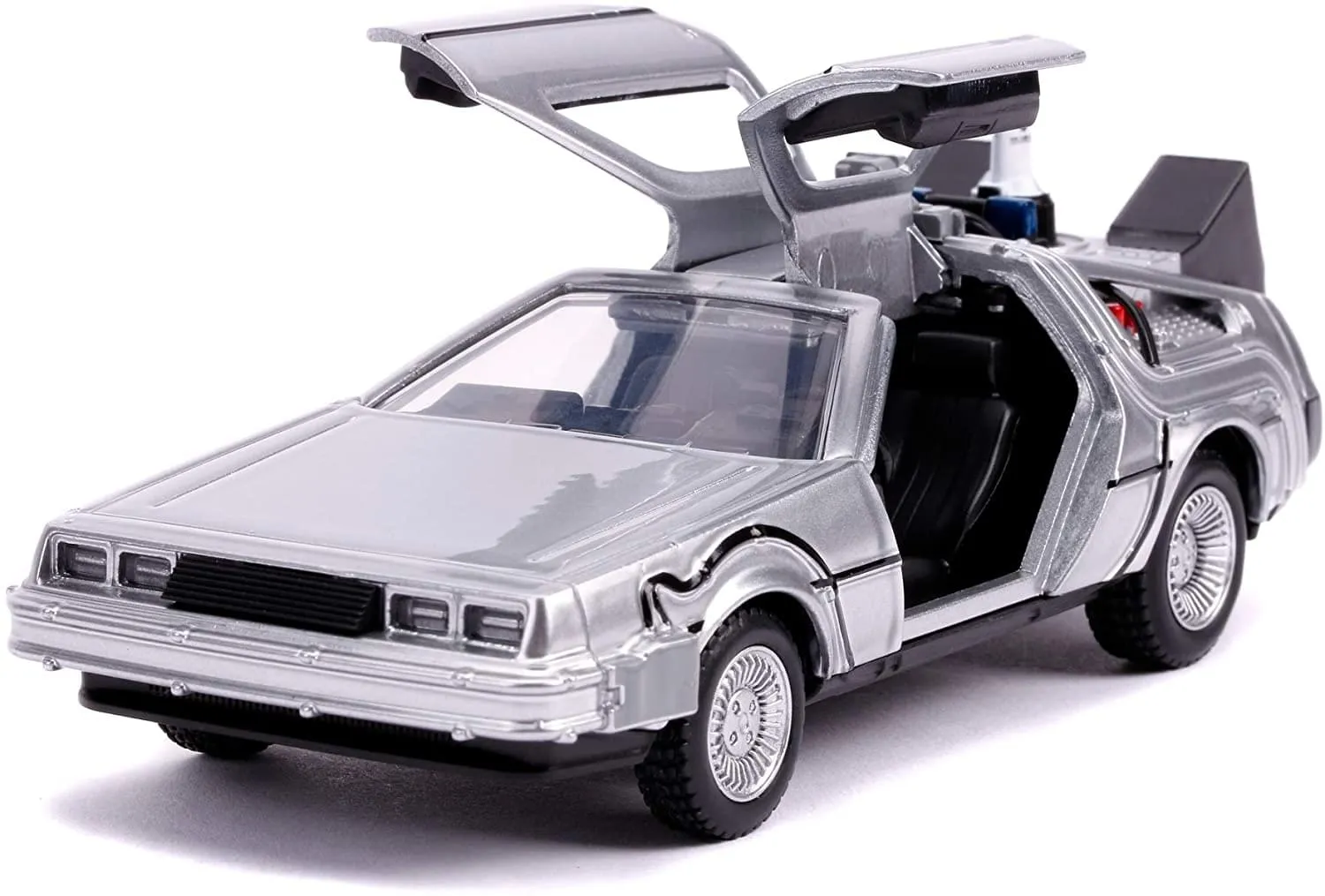 Back to The Future Part II DeLorean Time Machine 1:32 Die Cast Vehicle