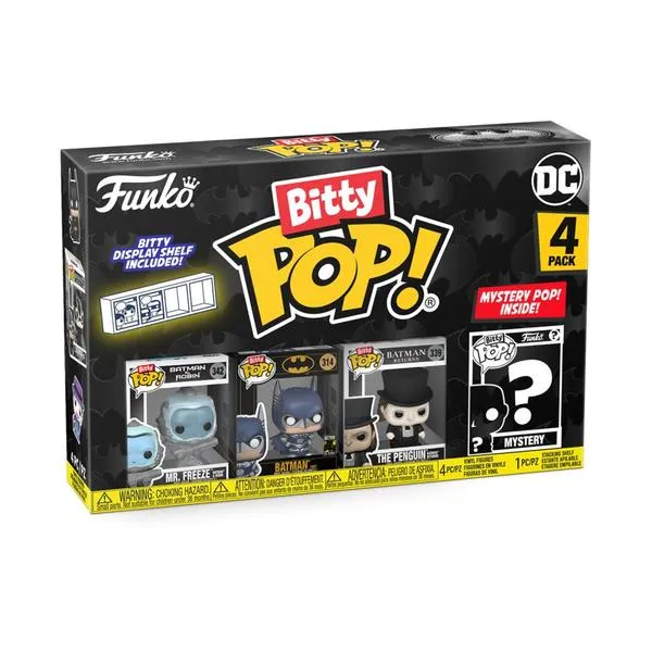 Batman: 85th Anniv. - Mr. Freeze Bitty Pop! 4PK
