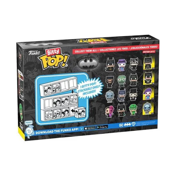Batman: 85th Anniv. - Mr. Freeze Bitty Pop! 4PK