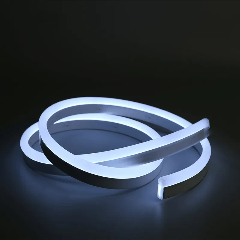 Cool White Neon Flex DC 12V IP65 Waterproof 8x16mm 120 LEDs/M Full Kit
