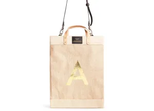 Customizable Gold Foil Detachable Market Bag | Artist Collaboration