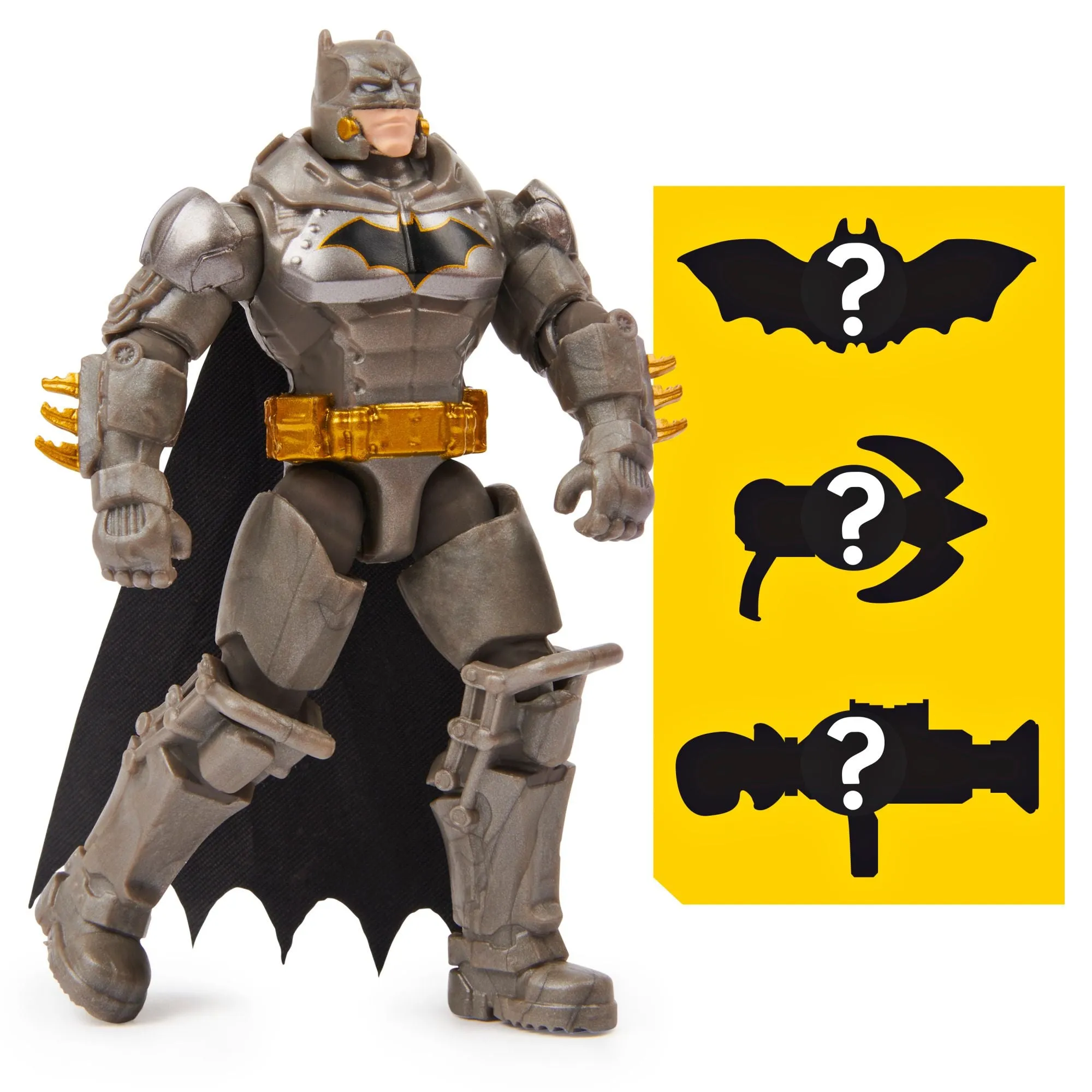 DC Batman Basic 10cm Figure Batman With Grey Body Armour