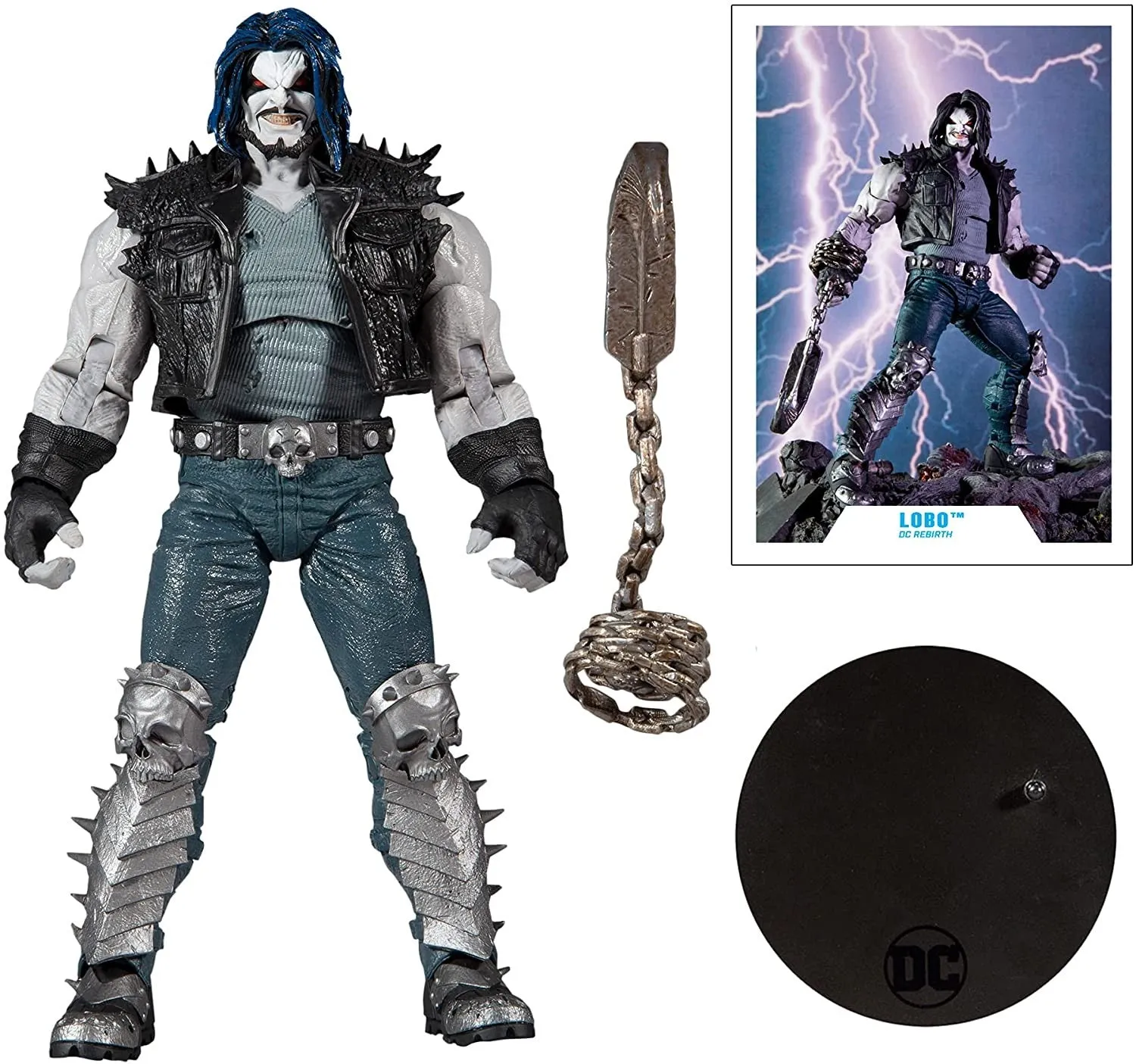 DC Multiverse Lobo (DC Rebirth) 7" Inch Action Figure - McFarlane Toys