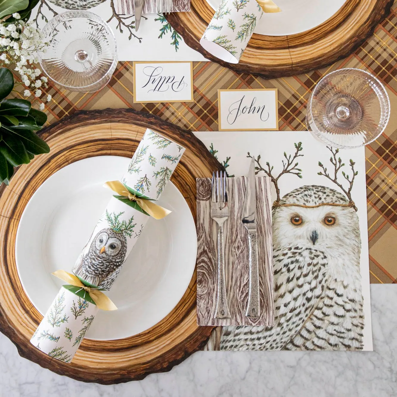 Die-cut Wood Slice Placemat