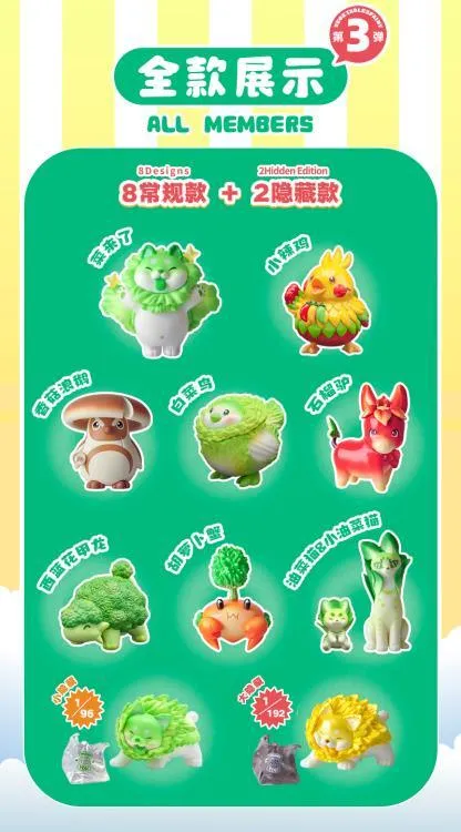 DODOWO VEGETABLE FAIRY SERIES TRADING FIGURE VOL. 3