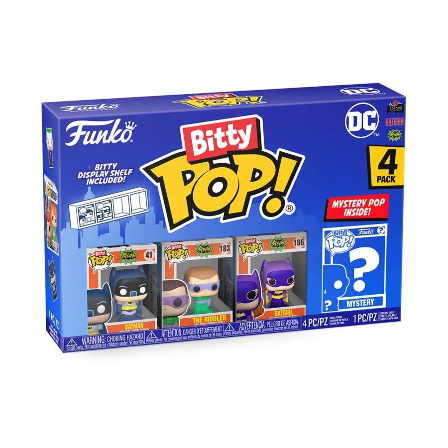 Funko Bitty Pop – DC - Batman (Adam West) (4 Pack)
