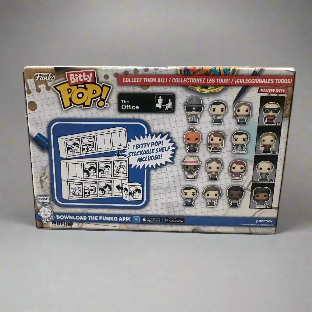 Funko Bitty Pop! The Office Dwight Schrute, Michael Scott, Pam Beesly with Mystery Pop!