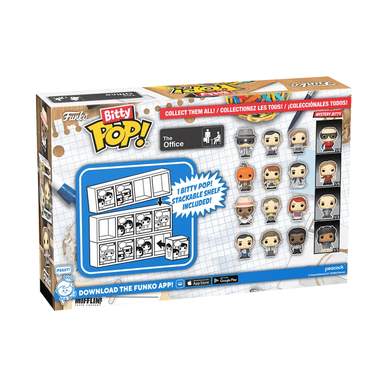 Funko Bitty Pop! The Office Dwight Schrute, Michael Scott, Pam Beesly with Mystery Pop!
