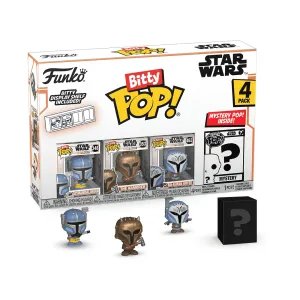 Funko POP! Bitty Star Wars: The Mandalorian, 4-Pack, Series 1