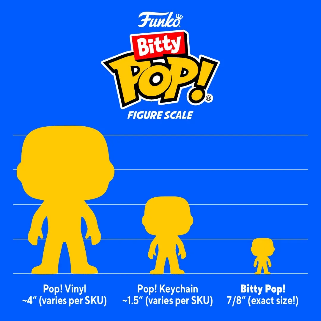 Funko POP! Bitty Teenage Mutant Ninja Turtles, 4-Pack, Series 3