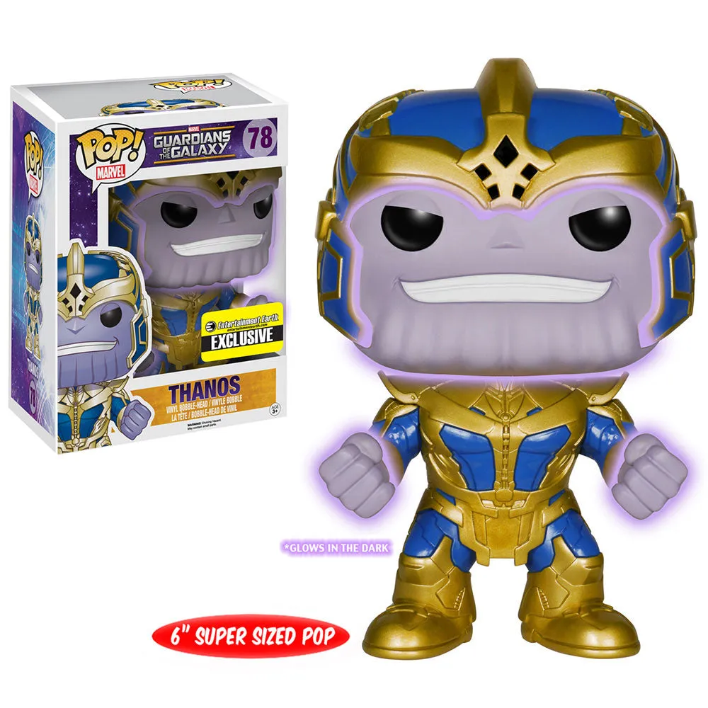 FunKo POP! Guardians of the Galaxy Thanos Glow in the Dark 6" Vinyl Figure