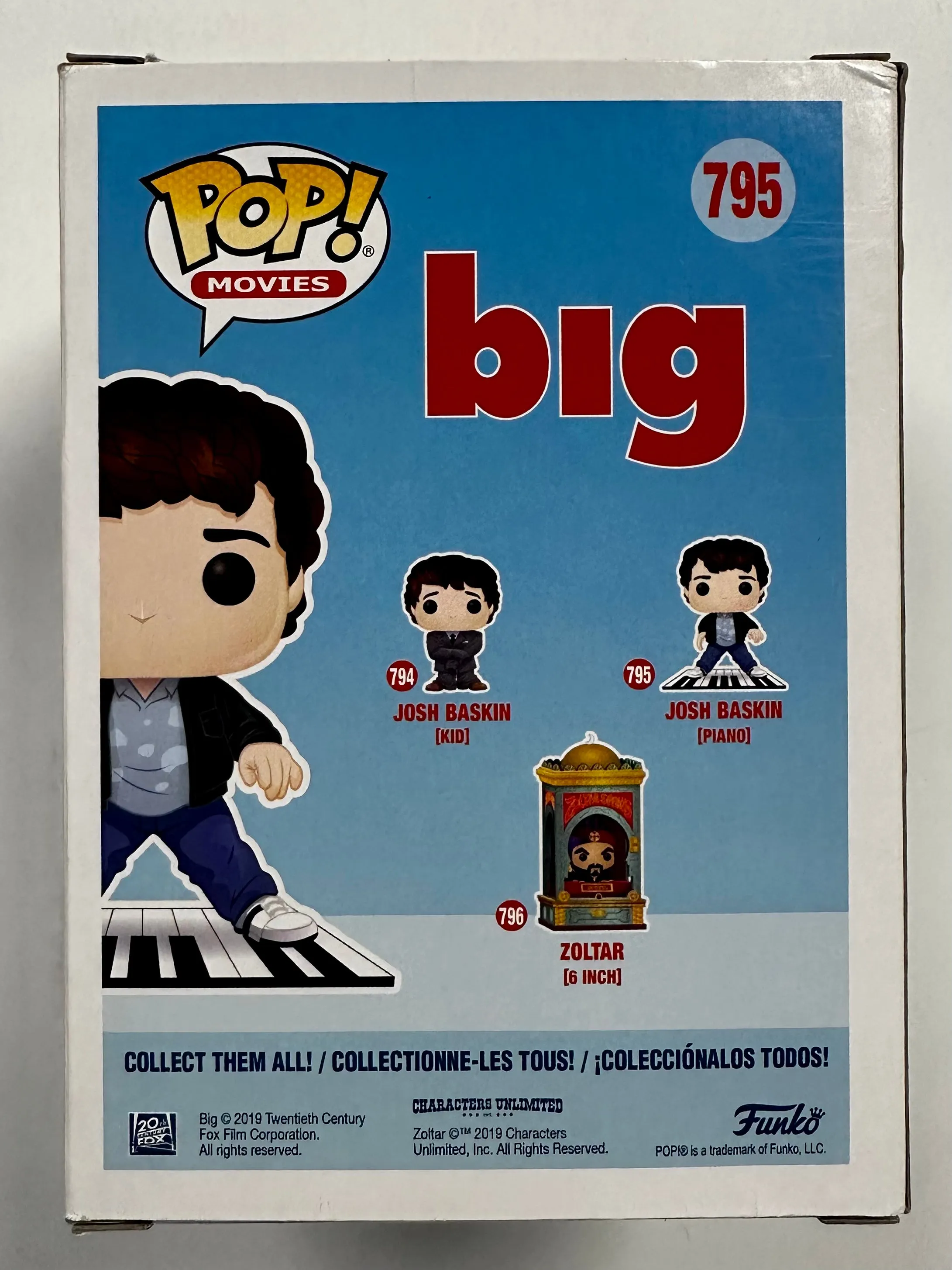 Funko Pop! Movies Josh Baskin On Piano #795 BIG Vaulted 2019 Tom Hanks