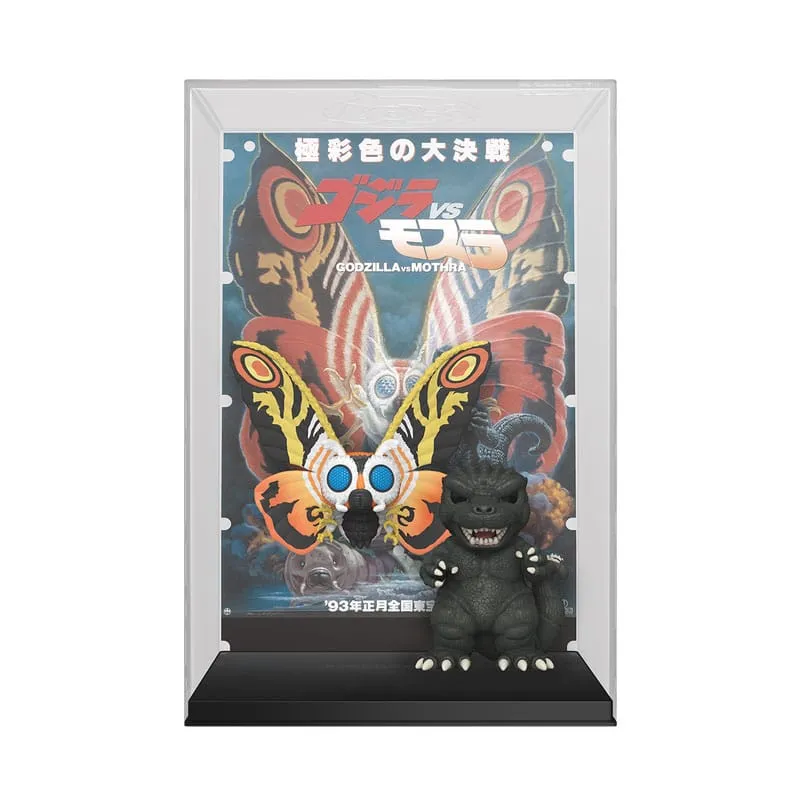 Godzilla 70Th Anniversary POP! Movie Poster & Figure Godzilla Vs Mothra 9 Cm