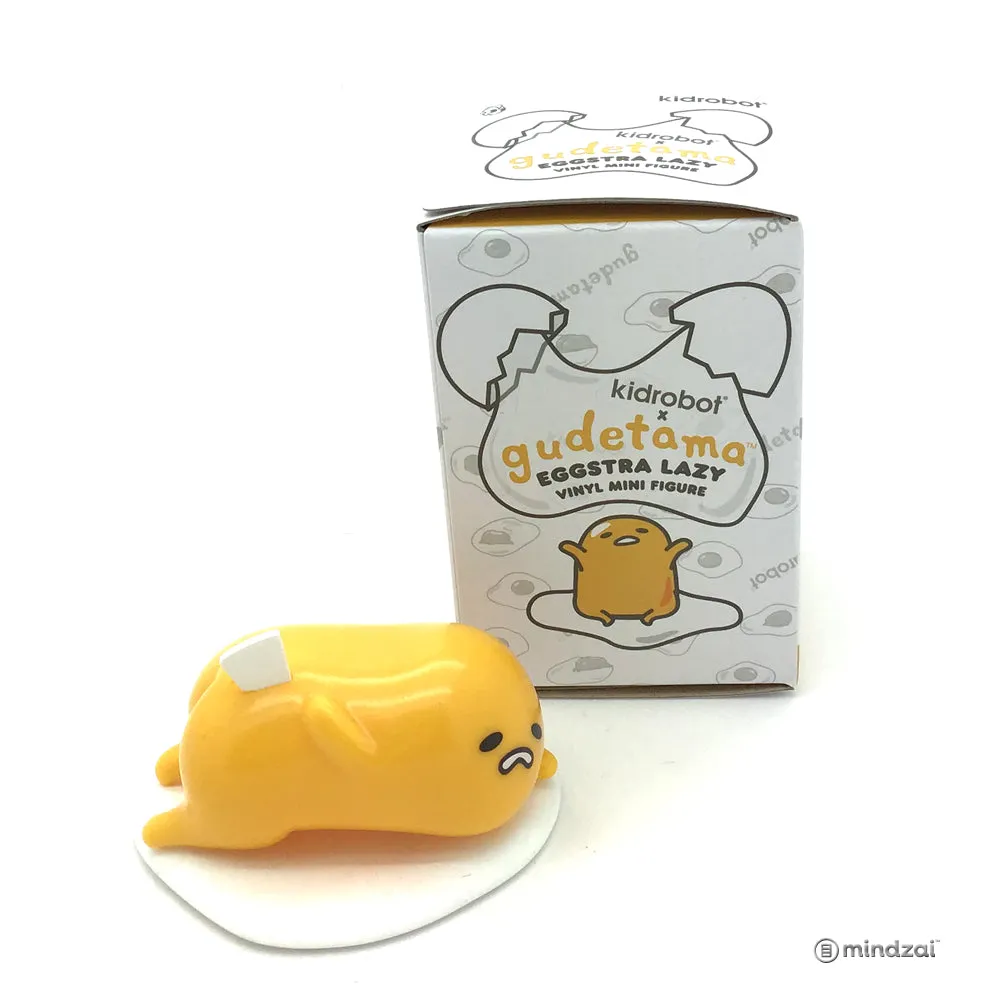 Gudetama Eggstra Lazy Vinyl Mini Figure Series by Kidrobot x Sanrio - Shell Stuck
