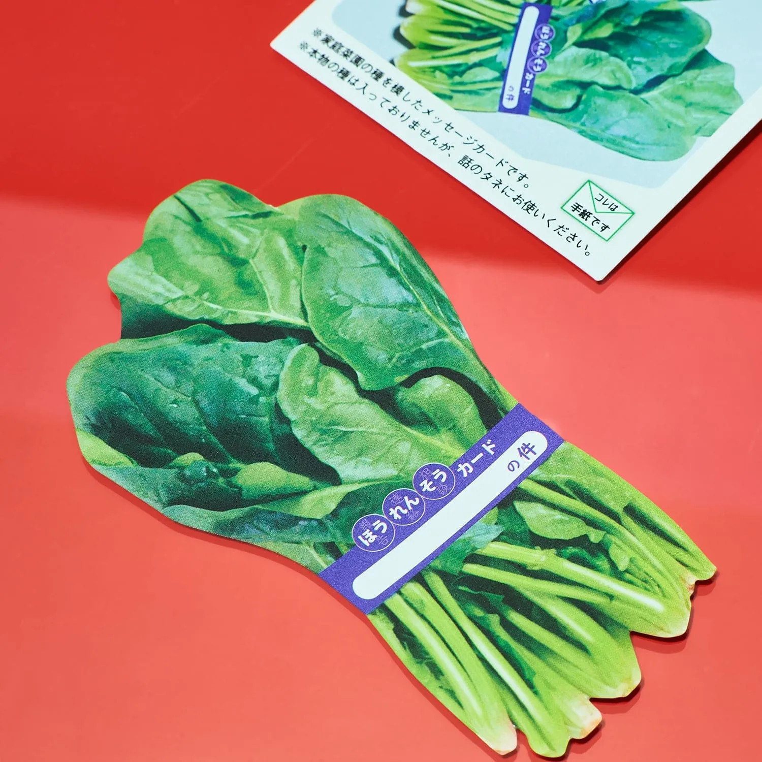 Japanese Greeting Card Set - Spinach