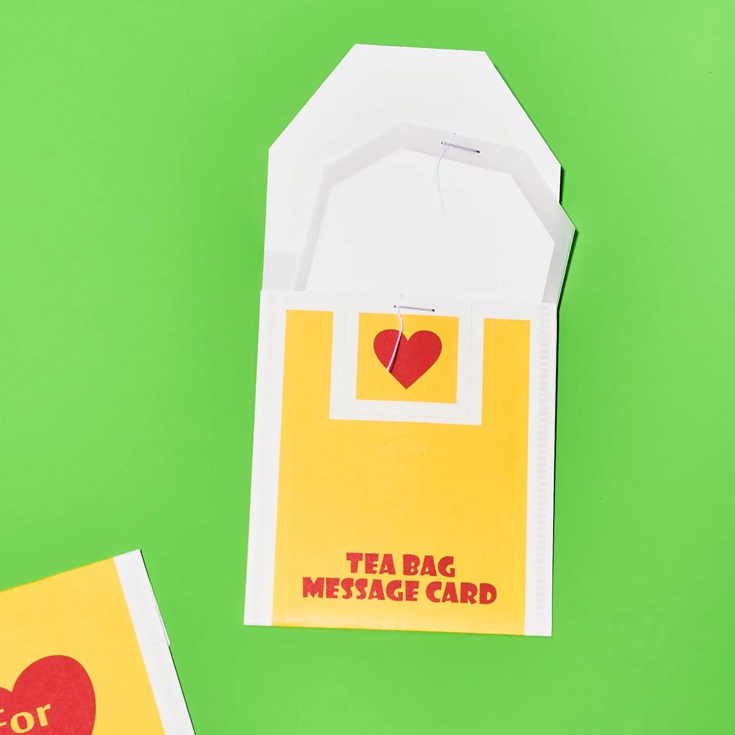 Japanese Greeting Card Set - Teabag