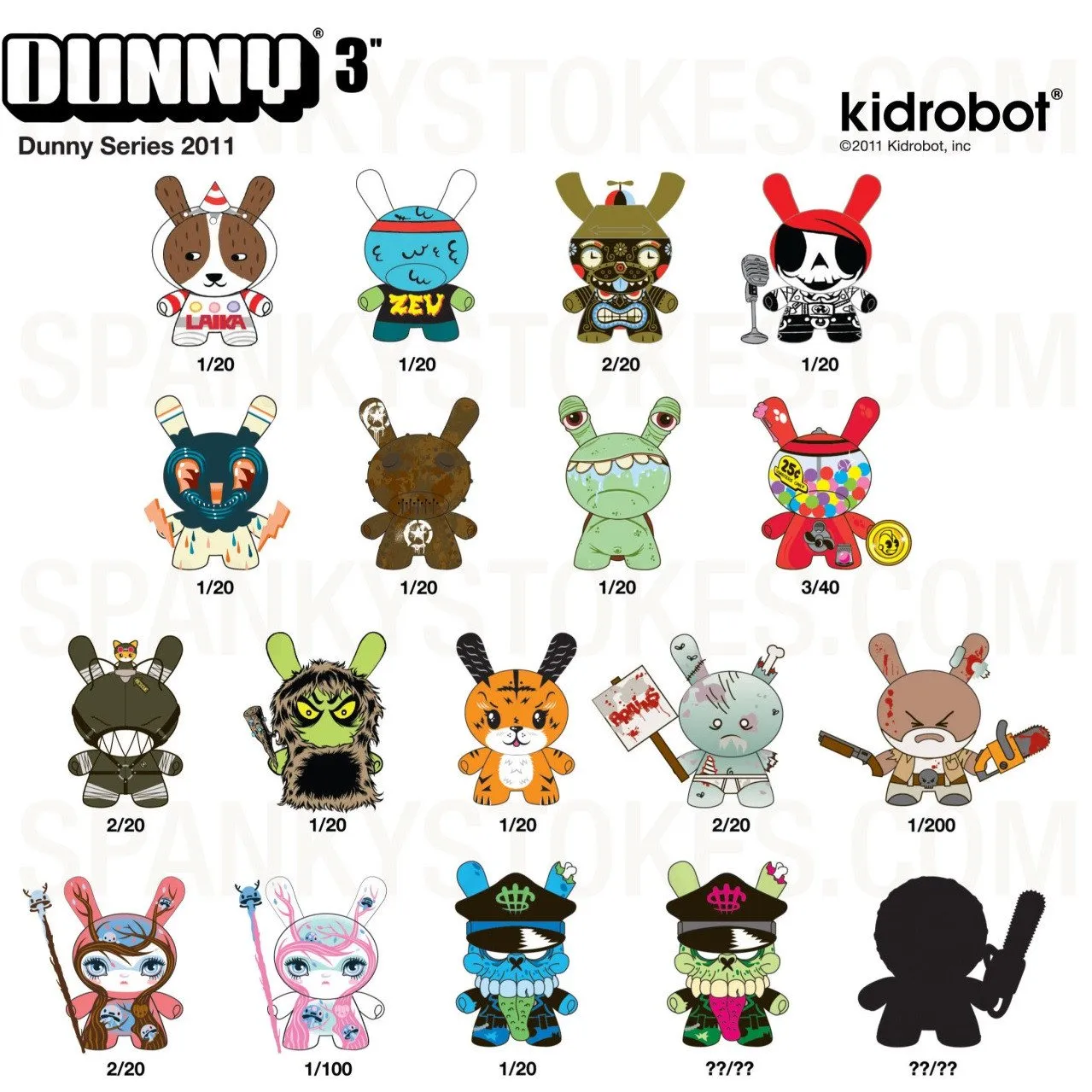 Kidrobot Dunny Series 2011 (1 Blind Box)