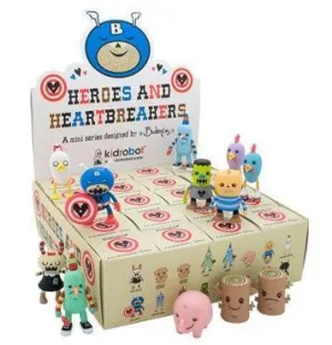 Kidrobot Heroes and Heartbreakers (Case of 20)