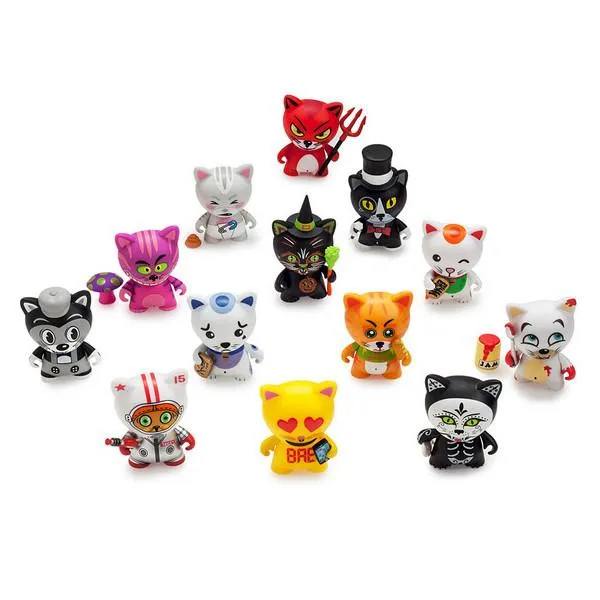 Kidrobot Rambunctious Tricky Cats: (1 Blind Box)