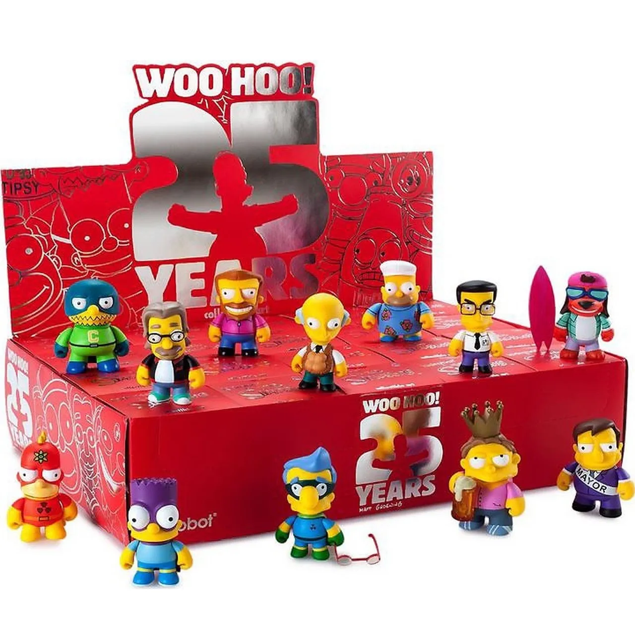 Kidrobot x Simpsons 25th Anniversary Vinyl Figure: (1 Blind Box)