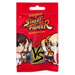 Kidrobot x Street Fighter Enamel Keychain: (1 Blind Pack)