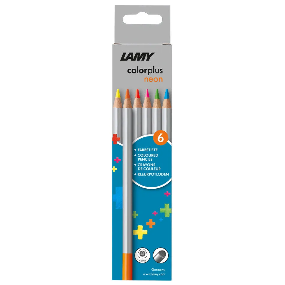 LAMY colorplus Pencil Set of 6 Neon Assorted