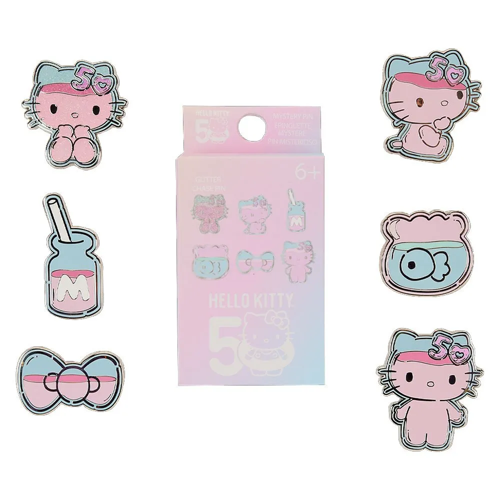 Loungefly x Hello Kitty 50th Anniv. Clear & Cute Blind Box Pin
