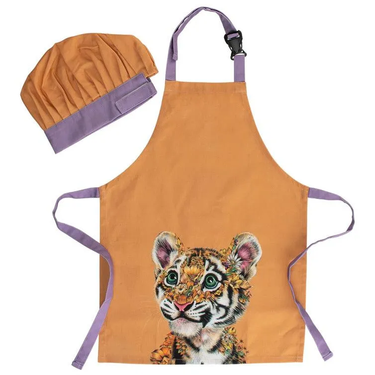Marini Ferlazzo Wild Planet Kids Apron & Hat Set Tiger