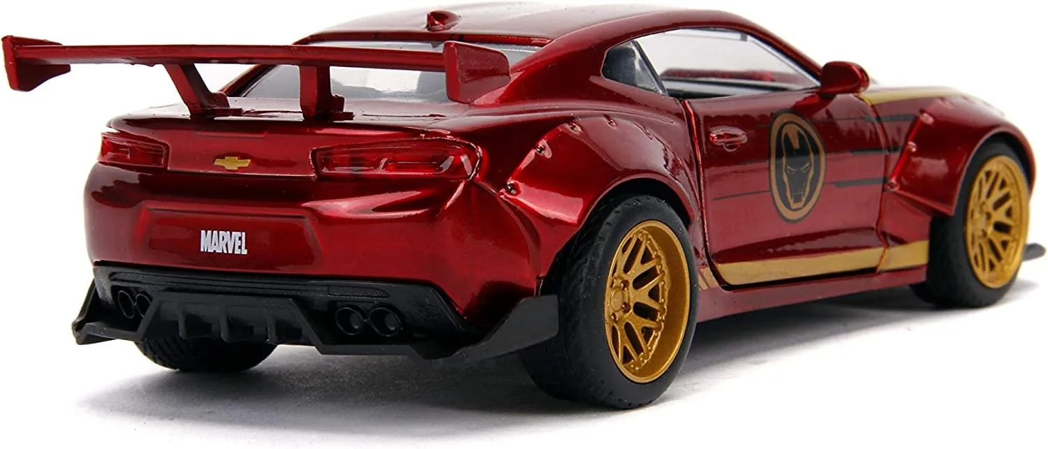 Marvel 1:32 Iron Man 2016 Chevy Camaro Diecast Car