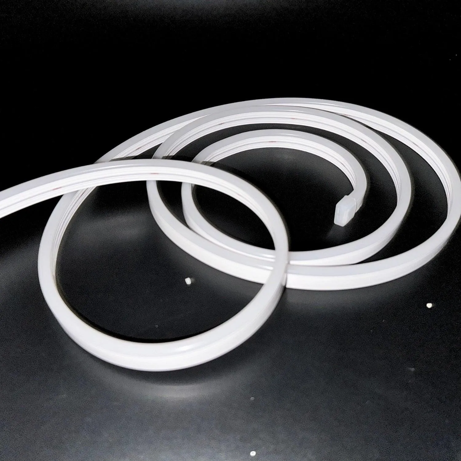 Mini Cool White Neon Flex 12V 6x12mm 120LEDs/m IP65 Waterproof 2.5cm Cut Kit