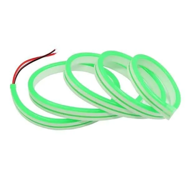 Mini Green LED Neon Flex DC 12V 6x12mm 120LED/m IP65 Waterproof 2.5cm Cut