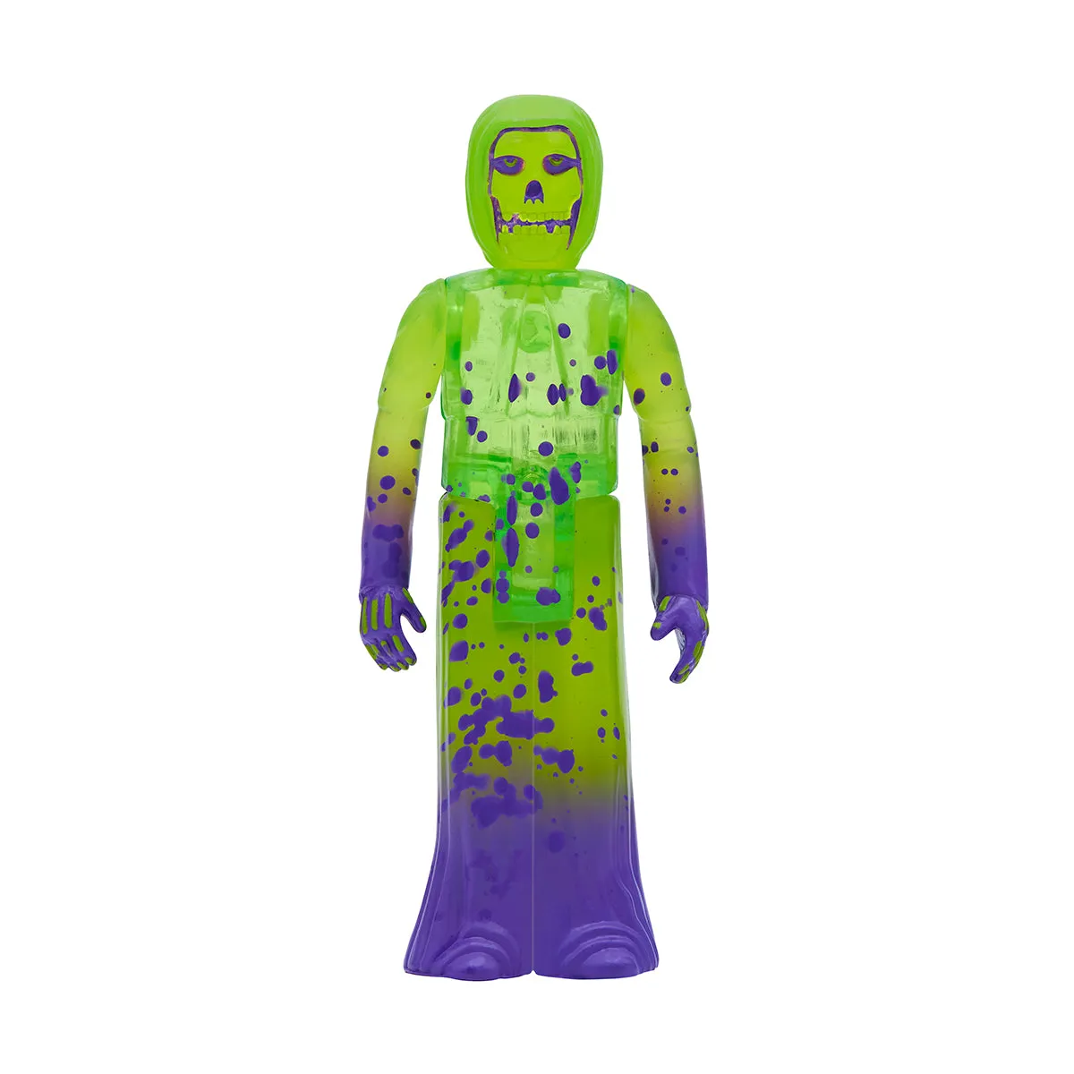 Misfits ReAction Figure Neon Green & Purple Carry Case with Exclusive Fiend Figure