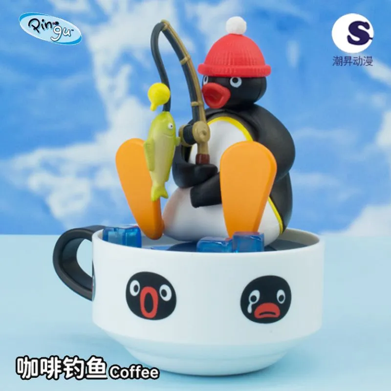 【NEW】Pingu Penguin Funny Scene Series Blind Box