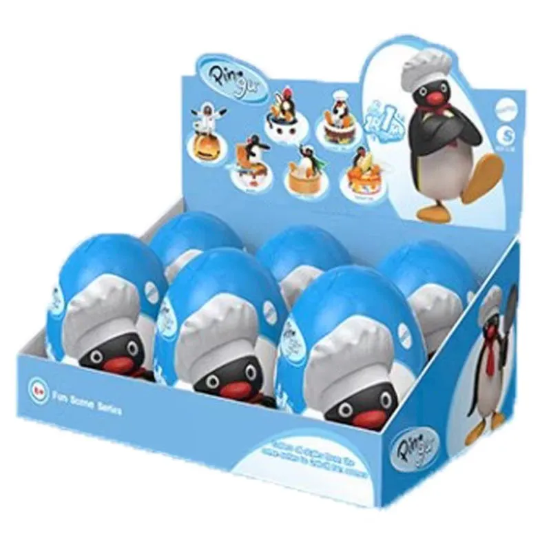 【NEW】Pingu Penguin Funny Scene Series Blind Box