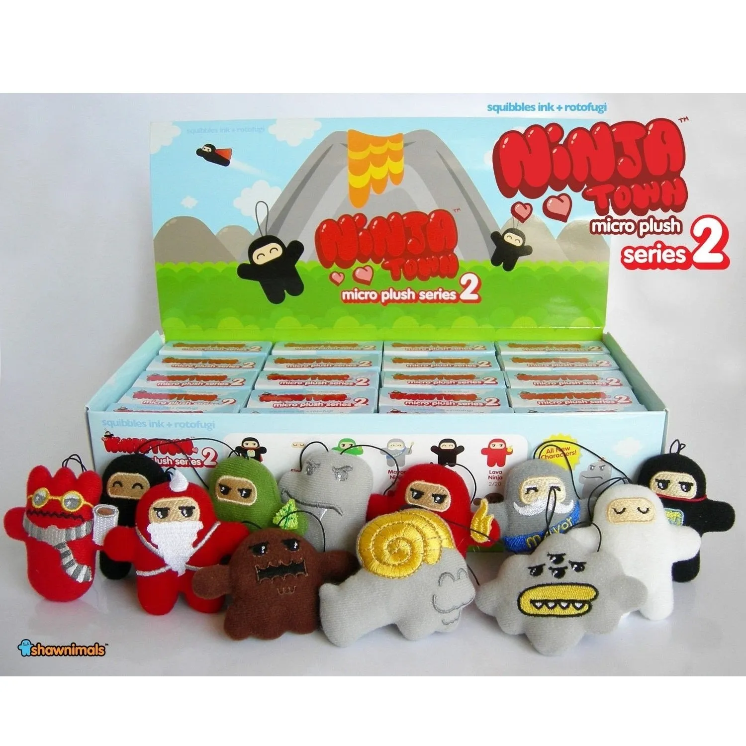 Ninjatown Micro Plush Series 2 (1 Blind Box)