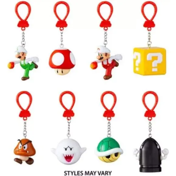 Nintendo Super Mario Backpack Buddies Series 2 Keychain Blind Pack - 1 Random