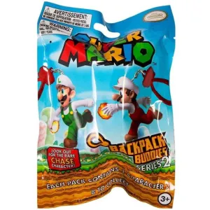 Nintendo Super Mario Backpack Buddies Series 2 Keychain Blind Pack - 1 Random