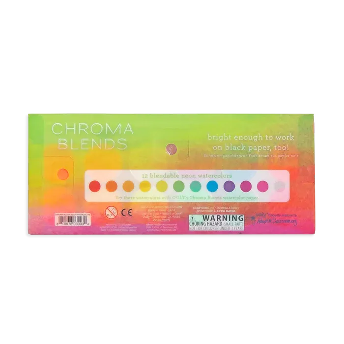 Ooly chroma blends neon watercolour paint