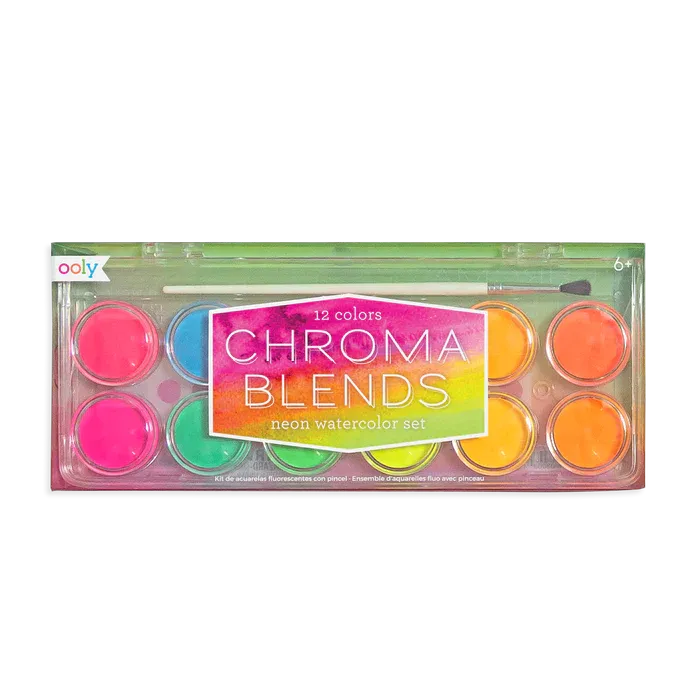 Ooly chroma blends neon watercolour paint